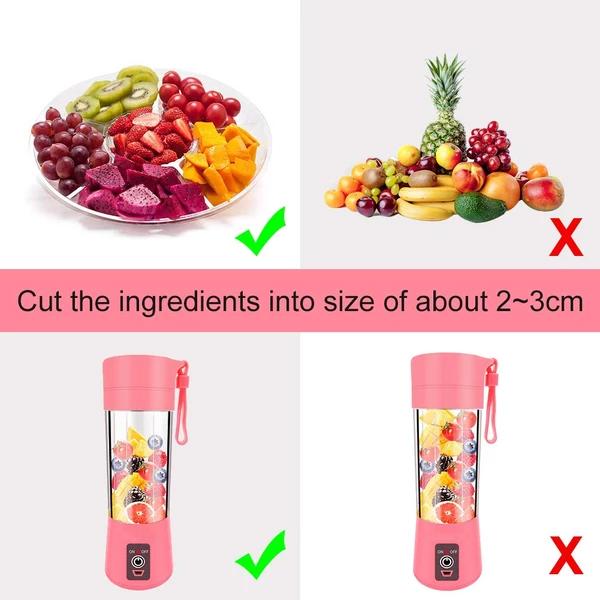 Portable Usb Electric Juicer - 6 Blades