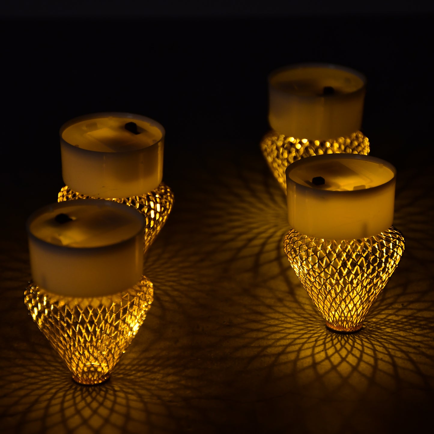 Flameless And Smokeless Decorative Candles Acrylic Led Tea Light Candle For Gifting House Light For Balcony Room Birthday Christmas Festival Events Decor Candles (12 Pieces)