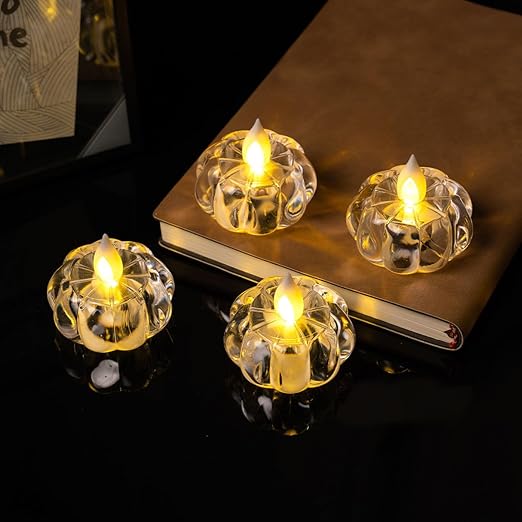 Led Pumpkin Lanterns (2 Pcs)