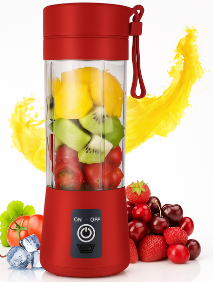 Portable Usb Electric Juicer - 6 Blades