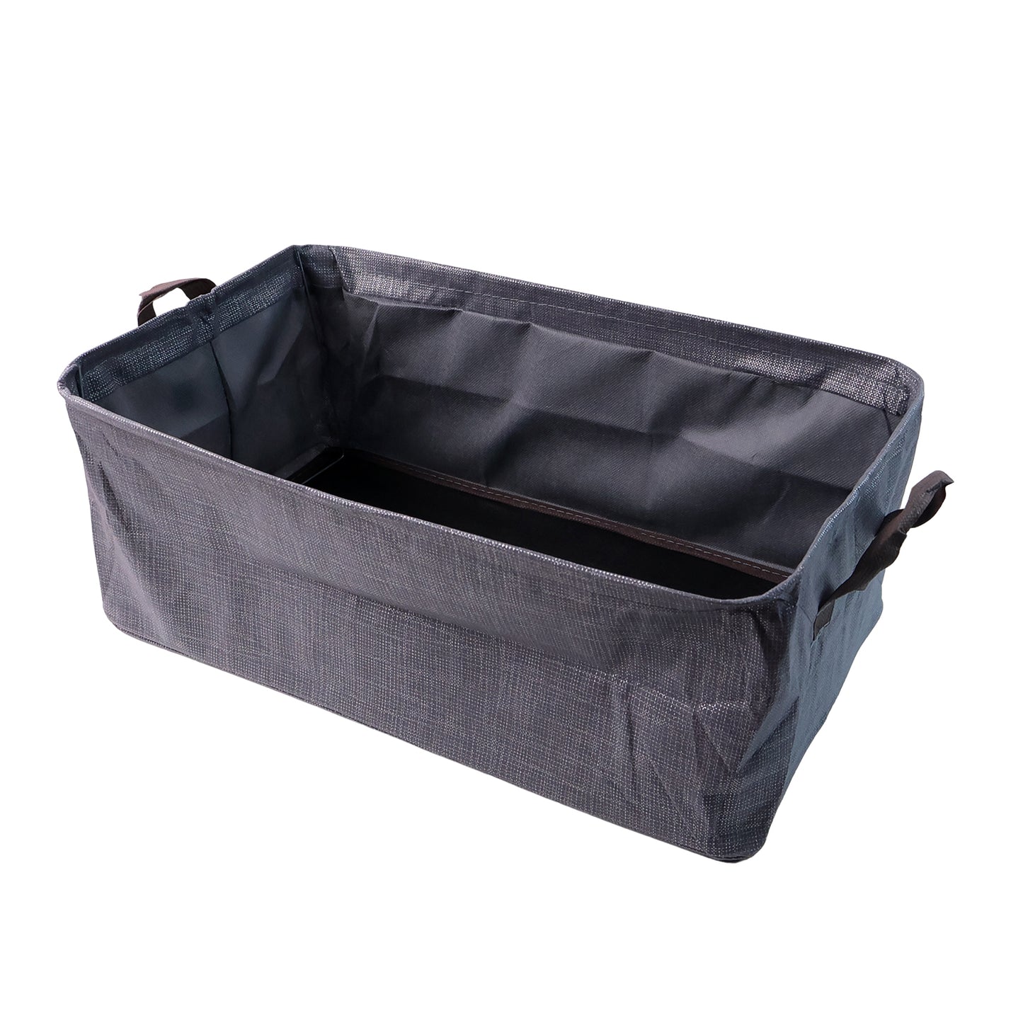 Foldable Cloth Storage Organizer Bag With Handles (46x27cm1pc)