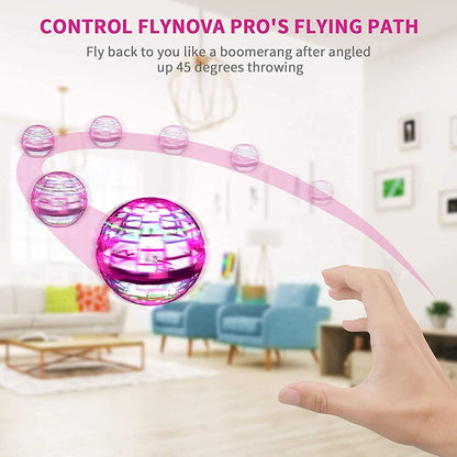 Flying Ball Toys Usb Rechargeable Built-in Rgb Lights 360rotating Magic Controller Flying Orb Ball Boomerang Mini Pro Spinner Blastoise Toys