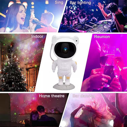 Robot Sky Space Stars Light Astronaut Galaxy Projector Night Lamp Bedroom Kids Projector Remote Control Star Projector Will Take Childrens To Explore The Vast Starry Sky For Adults Raksha Bandhan Diwali Gift