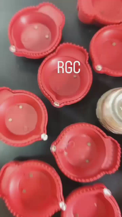 LED Light Water Sensor Diyas Plastic with, Ambient Lights (Pack of 6/12)