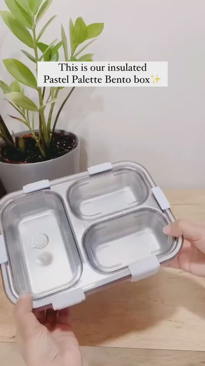 3-Compartment Transparent Stainless Steel Lunch Box For Kids Tiffin Box Lunch Box Lunch Box For Kids Insulated Lunch Box Lunch Box For Office