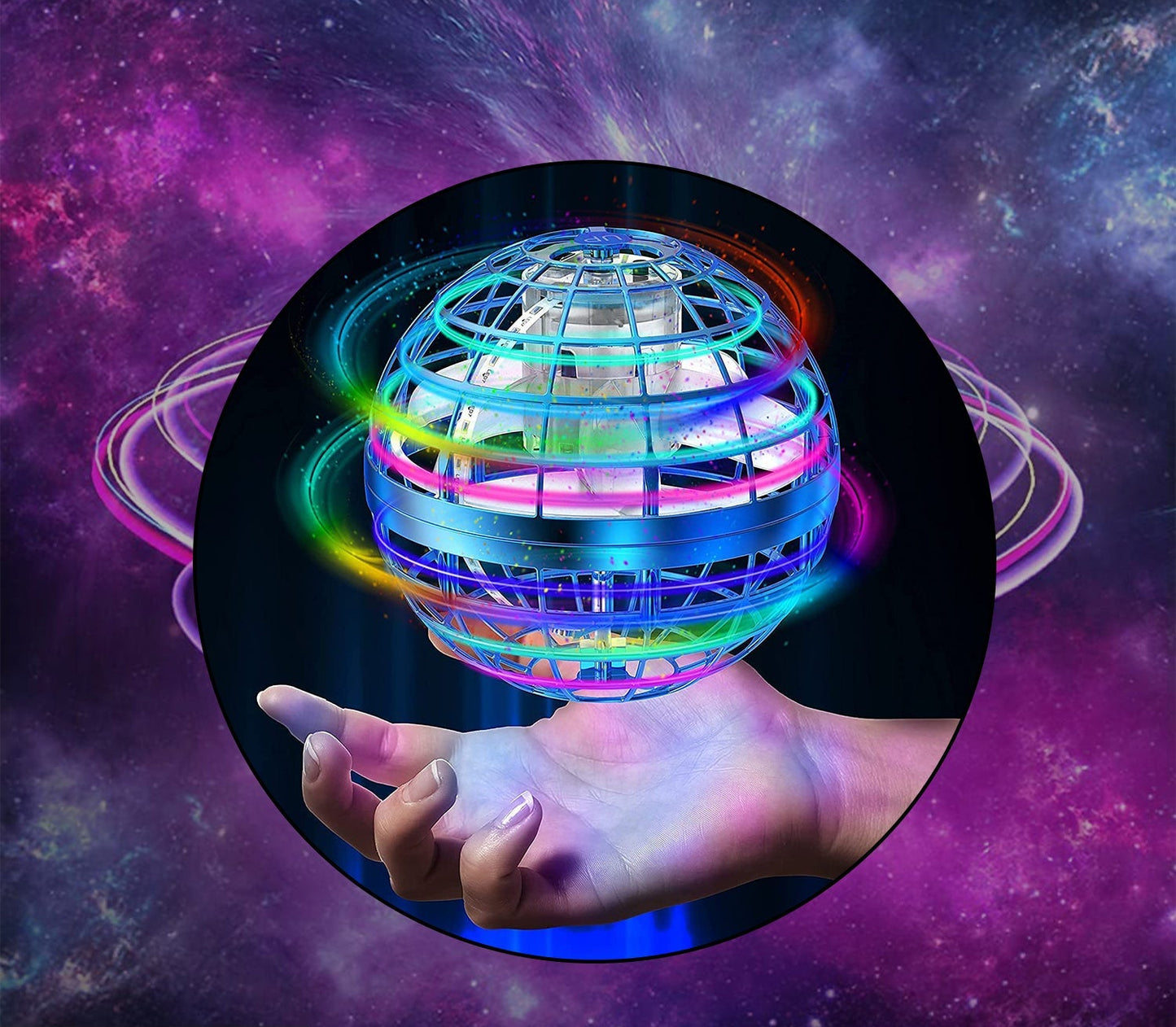 Flying Ball Toys Usb Rechargeable Built-in Rgb Lights 360rotating Magic Controller Flying Orb Ball Boomerang Mini Pro Spinner Blastoise Toys